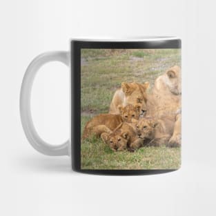 Lion Family, Tanzania Mug